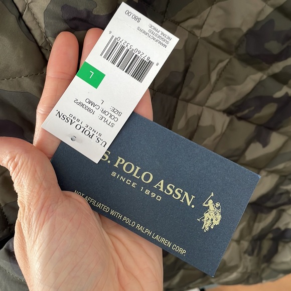 U.S. Polo Assn. | Hooded Camo Coat - Picture 6 of 13